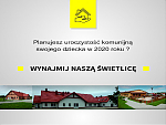 PAMIĘTAJ O WYNAJMIE ŚWIETLICY NA KOMUNIĘ